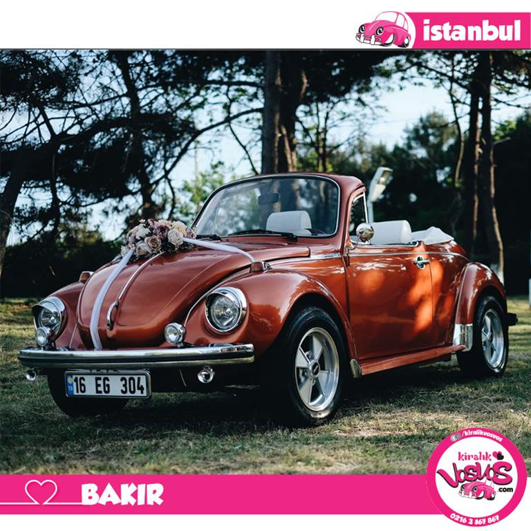 gelin arabası bakır
